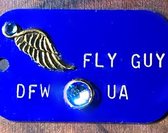 FLIGHT ATTENDANTS - Fly Girls and Fly Guys, Luggage Bag Id TAGS
