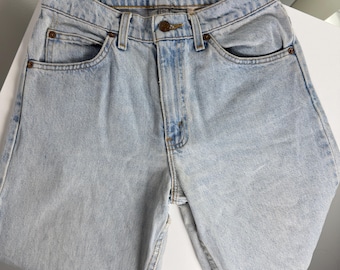 Vintage Levi’s 550 Jeans – Orange Tab, Blue Denim, W28 L32, 90s High Rise Straight Leg Fit