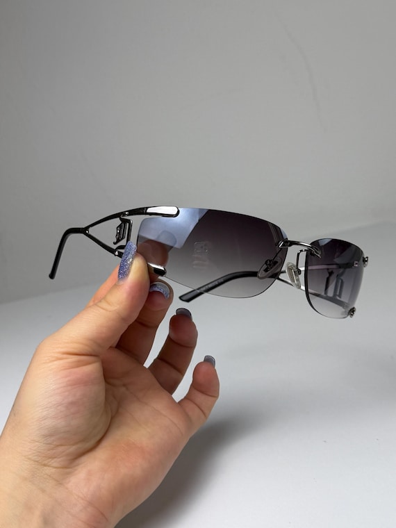 Gianni Versace Vintage Sunglasses Y2K 2000s Old School Designer