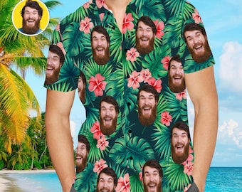 Custom Hawaiian Shirt Personalized Aloha Beach Shirt for Men Unique Floral Design
