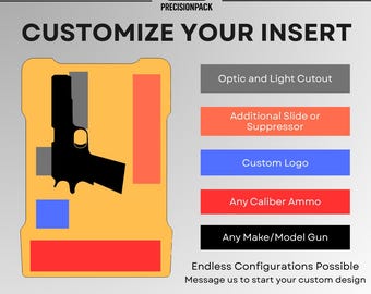 CUSTOM Pistol Insert for Milwaukee Packout