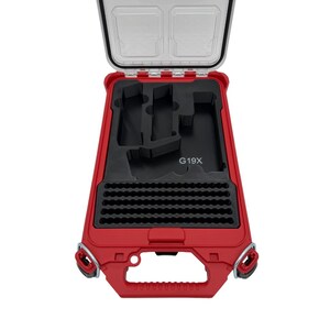 Pistol Insert for Milwaukee Slim Packout Organizer – 3D Printed Handgun Storage with Magazine & Ammo Slots image 15