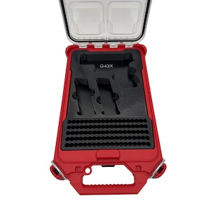 Pistol Insert for Milwaukee Slim Packout Organizer – 3D Printed Handgun Storage with Magazine & Ammo Slots image 13