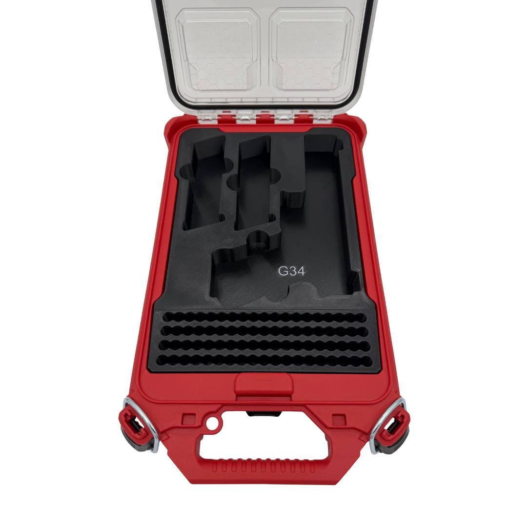 スクエアツール 送料込み Pistol Insert for Milwaukee Slim Packout Organizer – 3D Printed