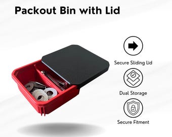 Milwaukee Packout Bin with Slide-On Lid - Pack of 2