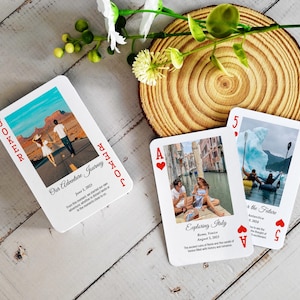Gift for Anniversary/Photo Playing Cards/Unique Wedding Gift/Custom Photo Couple Gift/Wedding Playing Card/Poker Playing Cards for Lovers
