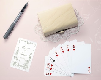 Wedding Guest Book Alternative, Personalized Wedding Playing Cards, Custom Signable Card Deck for Guests, 2026 Wedding Reception Keepsake