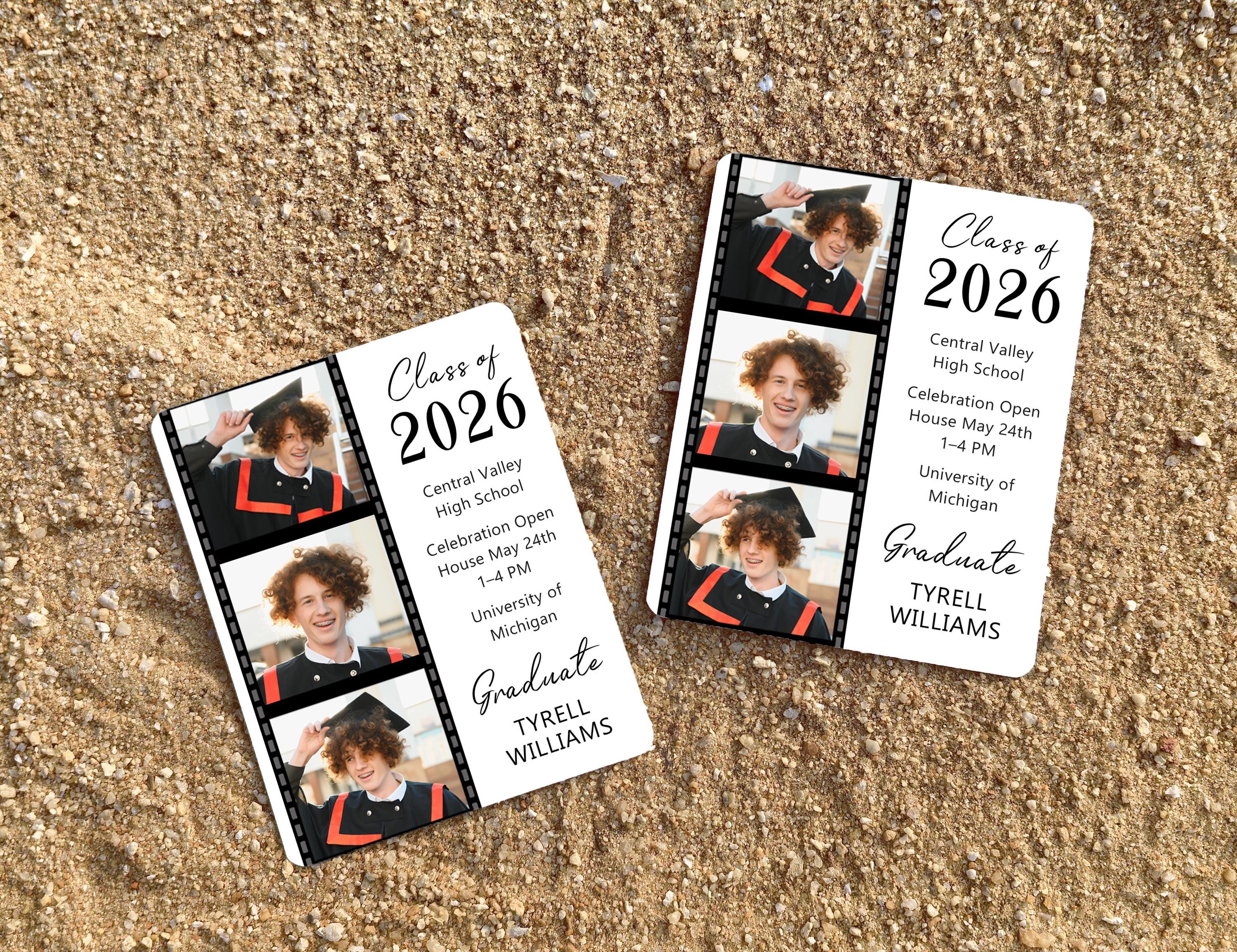 Personalized Graduation Photo Magnet Class of 2026 Save the Date ...