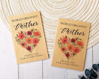 Mother's Day Seed Packets Personalized Mother's Day Church Community Favors Custom Wildflower Seed Packets Happy Mother's Day Gift for Moms