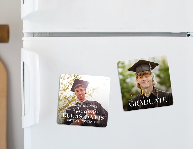 Personalized Graduation Magnet Class of 2026 Custom Photo Graduation ...