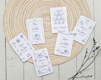 Wedding Guest Book Alternative, Deck of Custom Playing Cards, Custom Guest Book, Blank Playing Cards, Signing Book, Guest Cards Deck