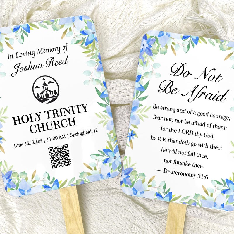Wooden Church Fans - Etsy