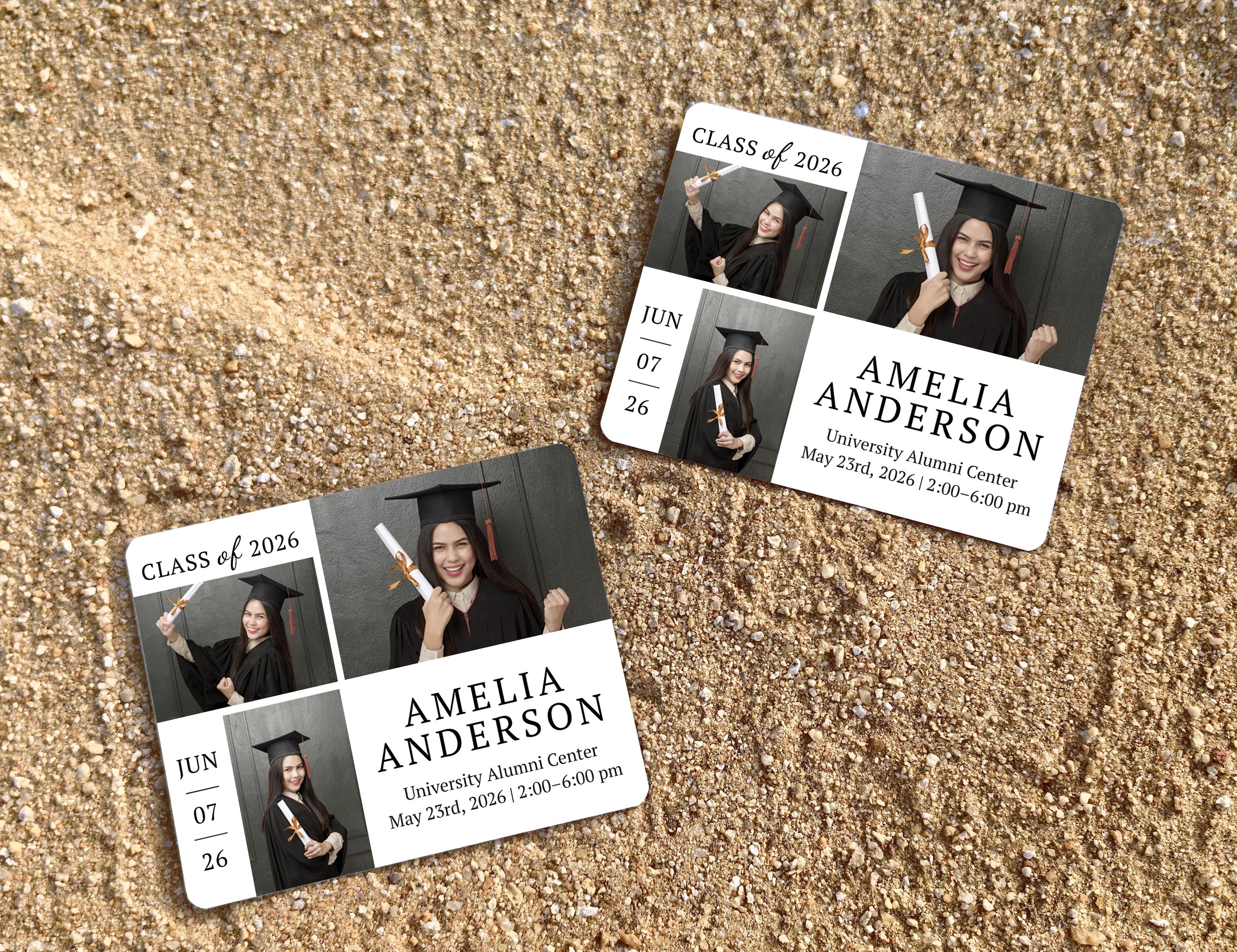 Graduation Photo Magnet Announcement Class of 2026 Personalized Grad ...