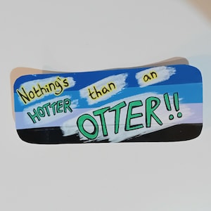 Hot Otter Aufkleber - Gay / Queer / LGBT+ Accessoire
