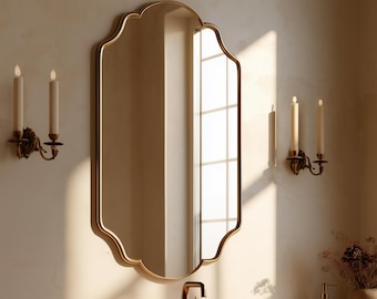 Moroccan Handmade Wall Decor for Elegant Bathroom, Entryway & Boho Farmhouse Spaces