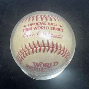 1980 Phillies World Series Baseball Rawlings