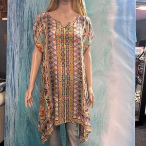 Johnny Was Short Sleeve Ladies Dress Size Large