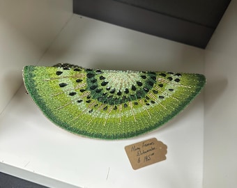 Kiwi Mary Frances handbag so much fun.  Just in time for summer