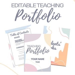 Redigerbar undervisningsportfolio-mall