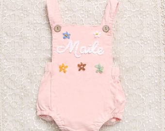 Personalised Baby Dungarees, Baby Name Romper, Pregnancy Announcement Baby Grow, Customized Baby Vest Coming Soon, Gift for Baby Girl & Boy