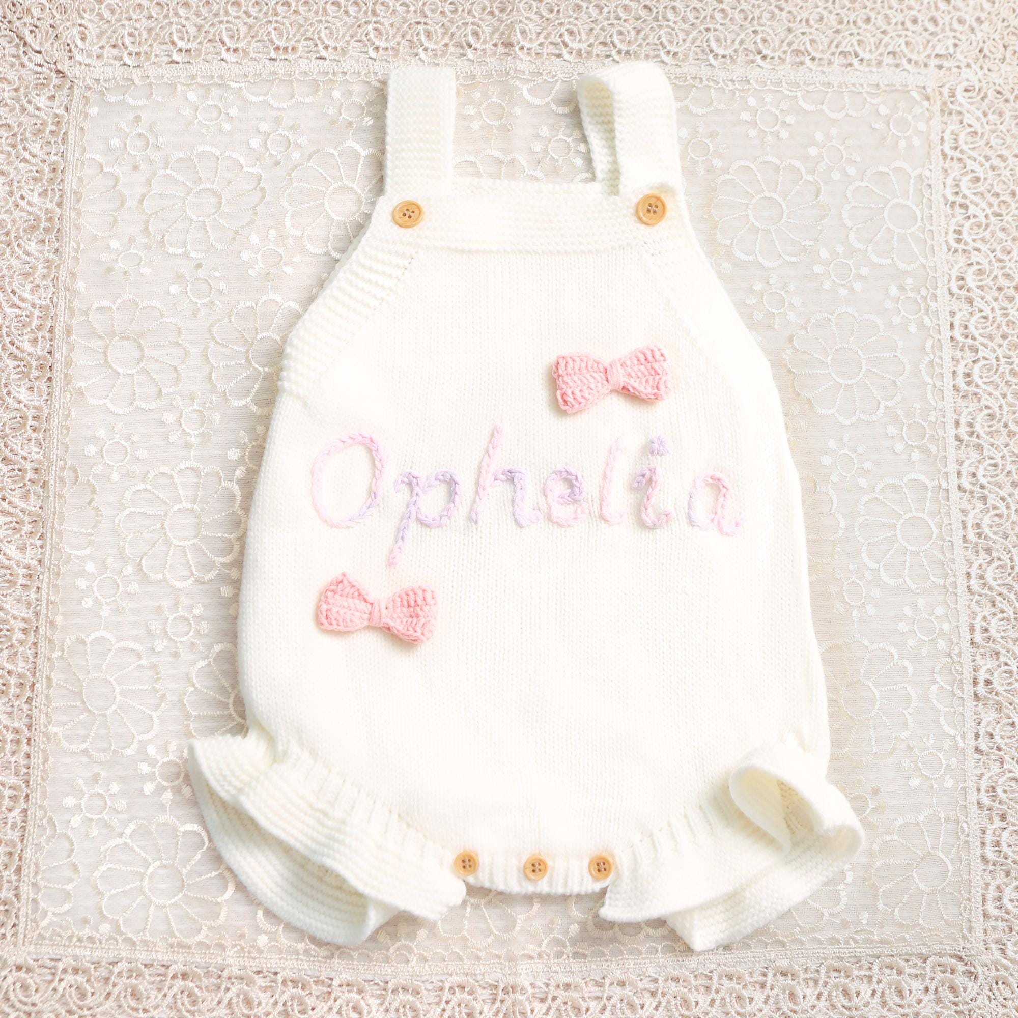 Embroidery Girl Bubble Outfits Bubble Romper Month Old Easter