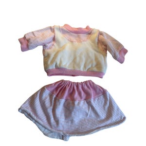 1985 Romper Room 2 Pc Doll Skirt and Top 80s Style For 16” Dolls Cabbage Patch