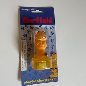 New Old Stock, Dead Stock, New in Package Garfield the Cat Pencil Sharpener