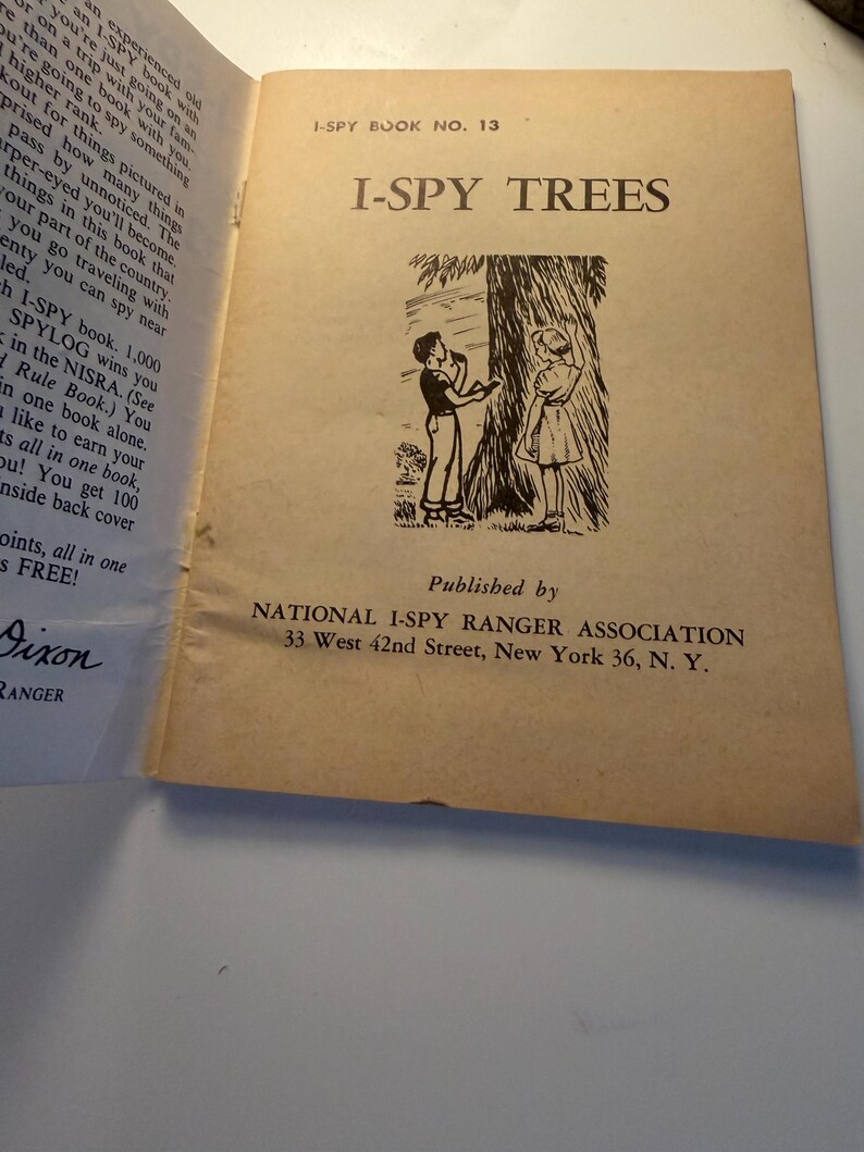 1959 I-spy Trees No. 13. Vtg Children’s Nature Book-british Ladybird ...