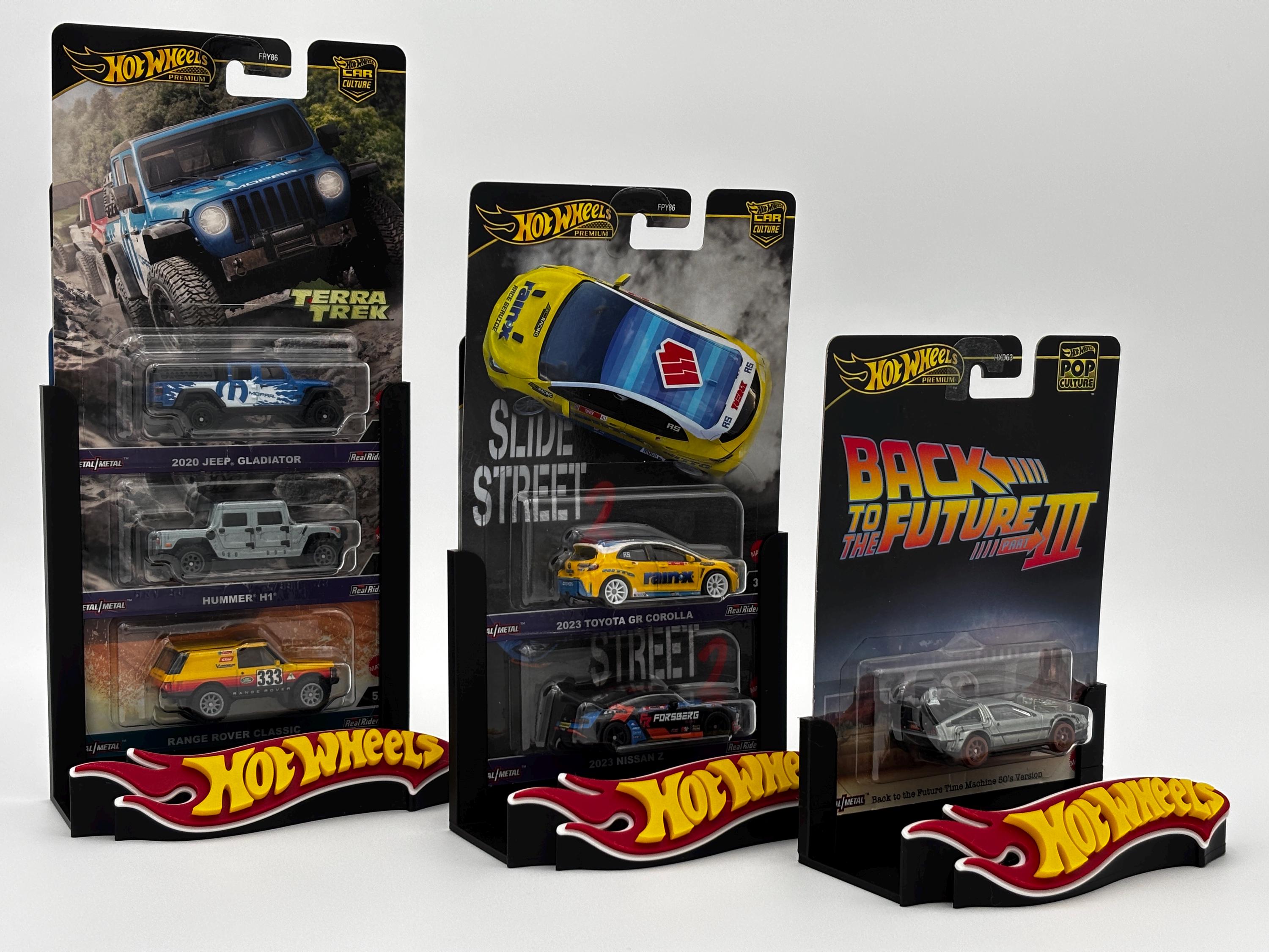 ホットウィール ディスプレイスタンド　5個 V1 ホットウィール 5台用ディスプレイスタンド：1/64スケール ダイ