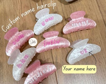 One Handmade Charmed Claw Clip Personalized Hair Accessory: Custom Charm Hair Claw Clip - Etsy main image 2