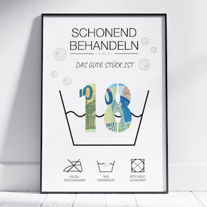 Presente em dinheiro para aniversário de 18 anos | Trate com carinho | Baixe o presente de aniversário | Ideia criativa para presente | Presente engraçado em dinheiro