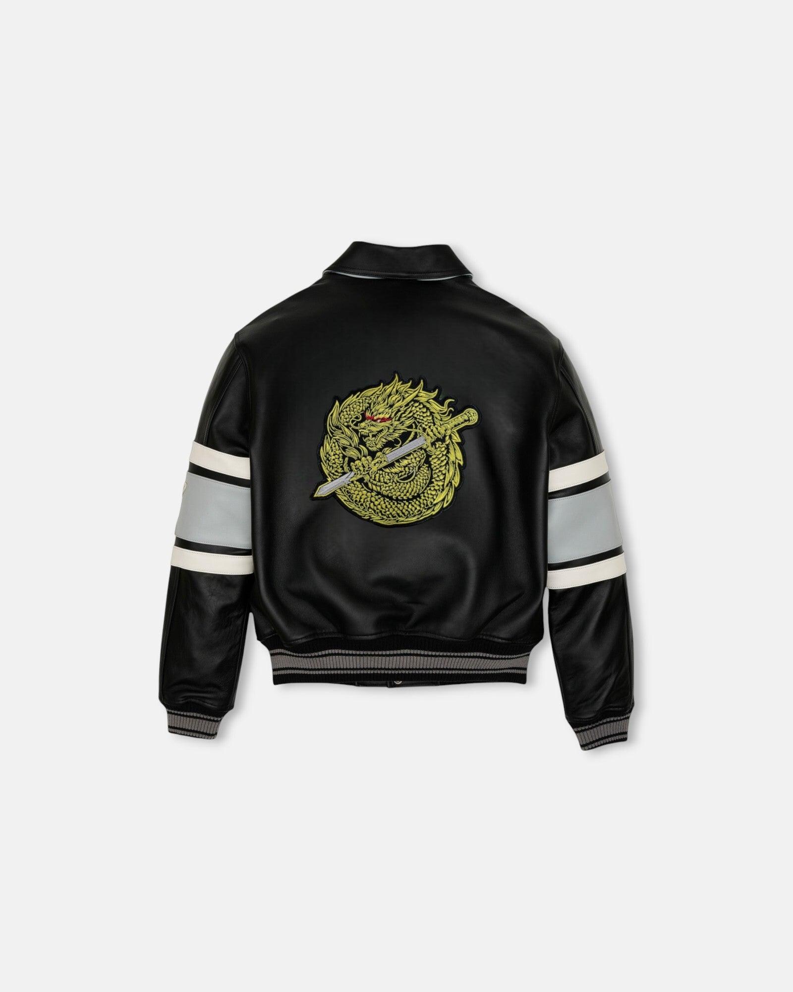 Onyx Dragon Vegan Leather Jacket