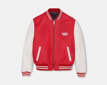 Kurtka ze skóry wegańskiej Jasper Varsity