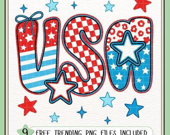 USA Star PNG – 4th of July Sublimation Design, Patriotic Leopard Checkered Png, Independence Day Png, Memorial Day Png, USA America Flag Png