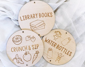 Teacher 3 Pack Plaques || Kindy || Primary School || Crunch & Sip || Pre Primary