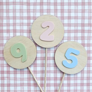 Birthday Cake Topper l Number Cake Topper l Kids Birthday Cake Topper l Round Cake Topper l Name Cake Topper l Colourful Cake Topper