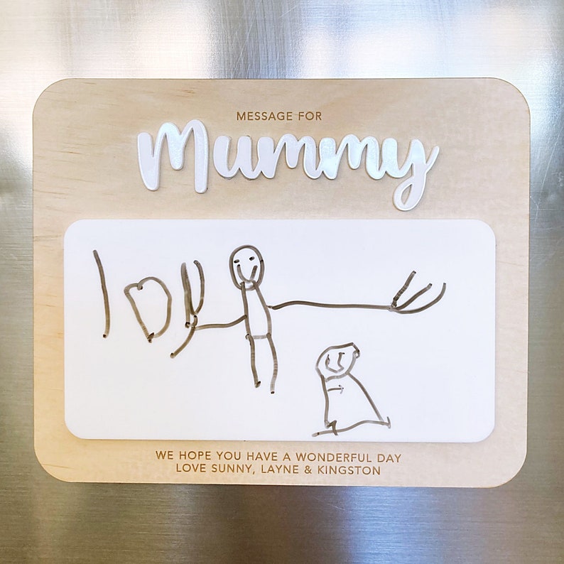 Gift for Mum ll Mother's Day ll Gifts for mum ll Love you Mum ll Mother's Day Plaque ll Motherhood ll Fridge Magnet image 4
