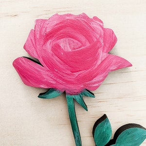 ROSE Wandteller ll Muttertag ll Blumendekor ll Geschenke für Mama ll Australier ll Einheimische Flora