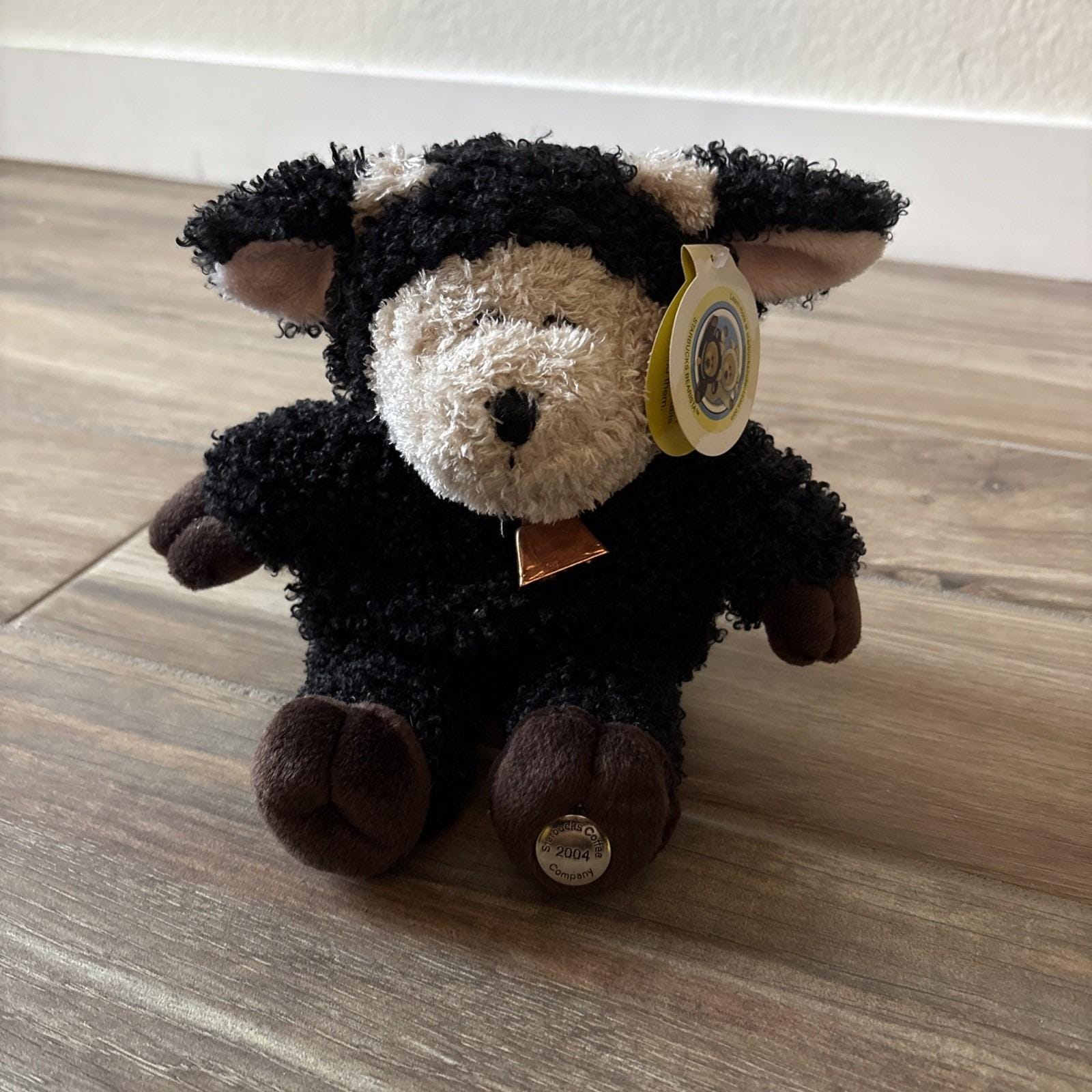 New 2004 Starbucks 31st Edition Bearista Bear as Black Sheep Lamb