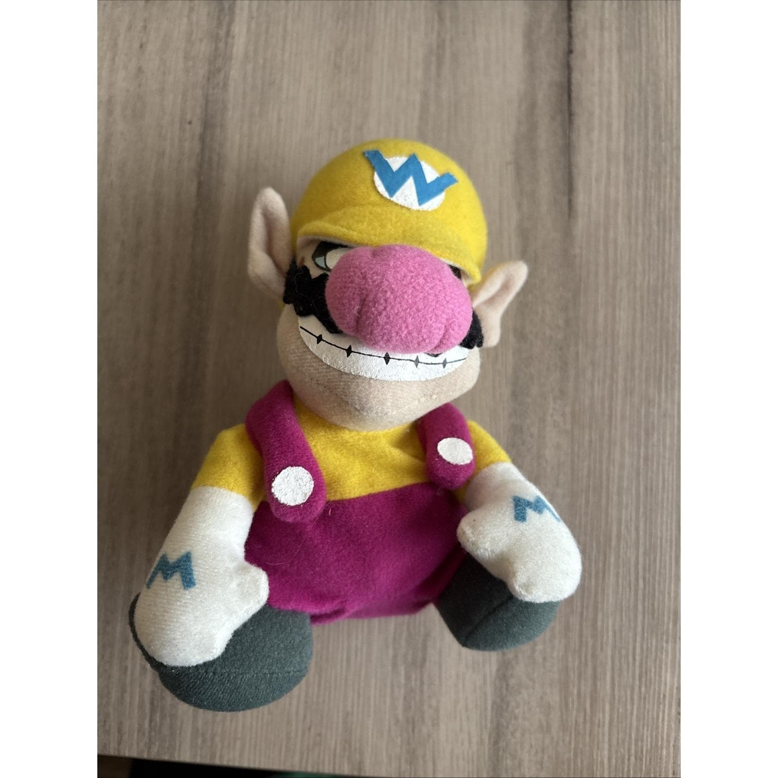 Vintage 1997 Wario Bean Bag Plush Doll 6