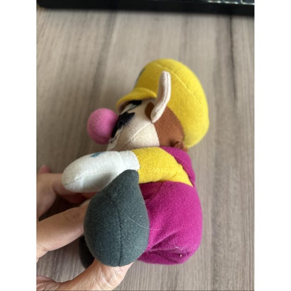 Vintage 1997 Wario Bean Bag Plush Doll 6