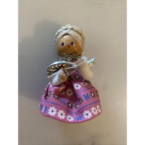Vintage Scandinavian Inspired Wooden Doll Miniature Sweden Finland Norway
