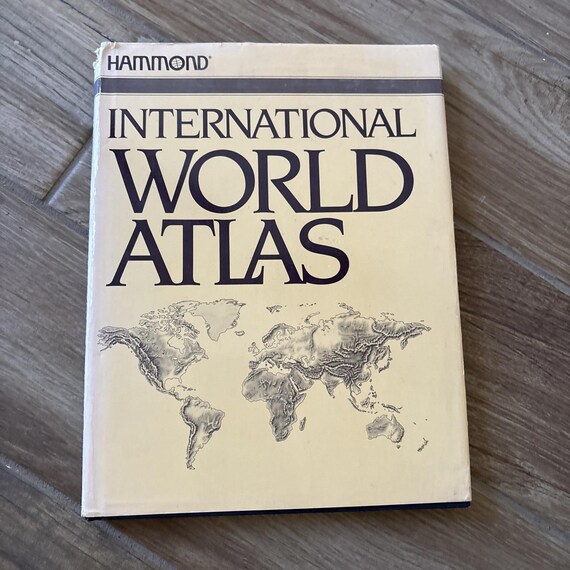 1985 Hammond Ambassador World Atlas Hardcover + Dust Jacket - Etsy