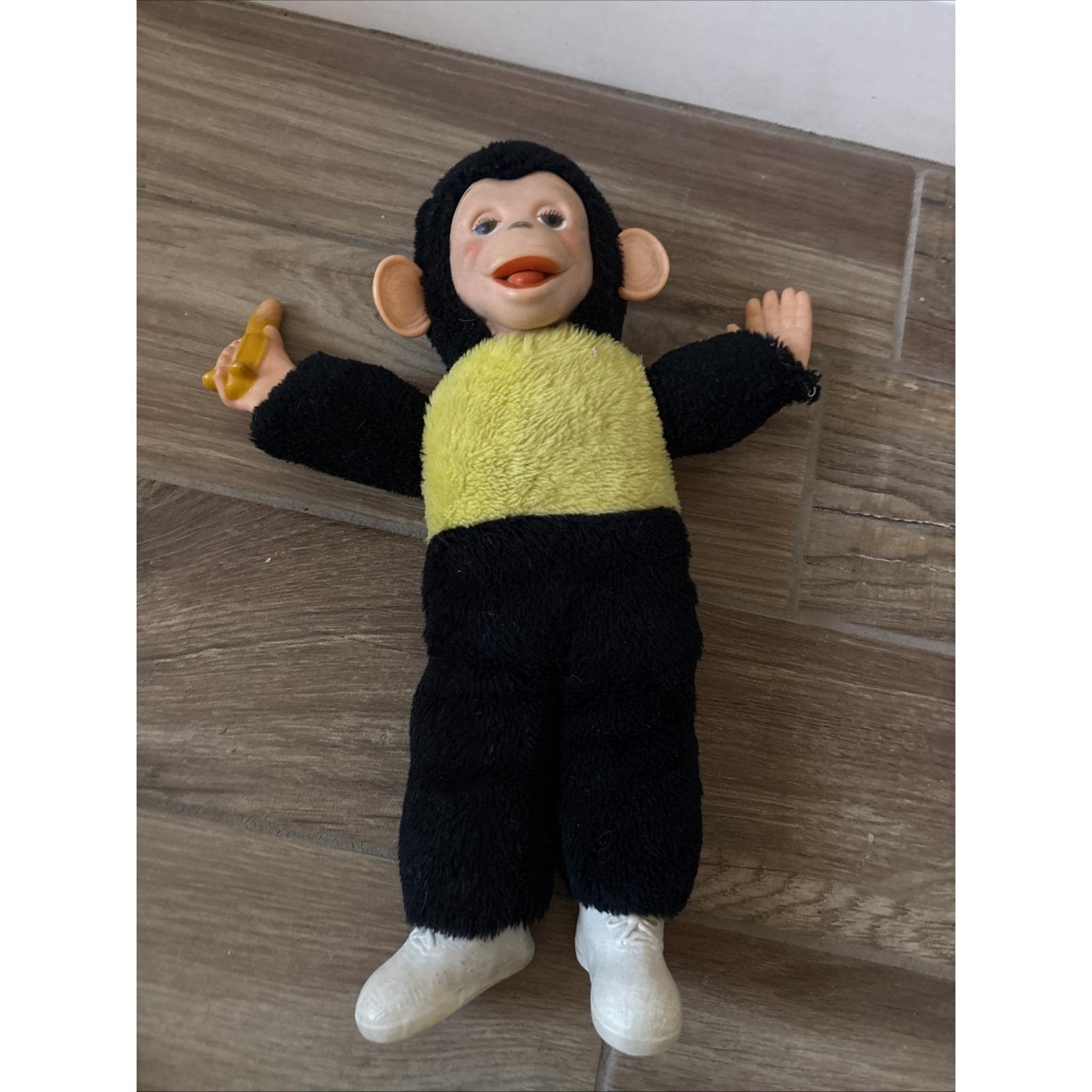 Stuffed monkey with rubber face - Etsy 日本
