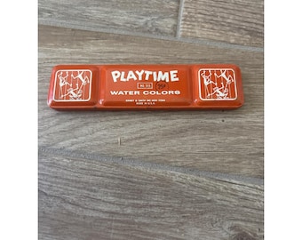 Vintage Playtime Water Colors No 515 Tin Arts Gemälde Made In USA