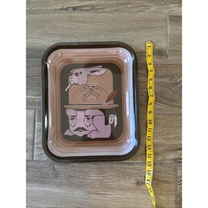 RAW Natural Rolling Papers Metalltablett Mann mit Kaninchen - Selten Bild 4