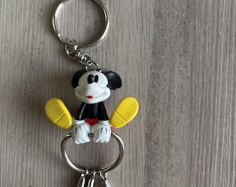ヴィンテージ ディズニー ミッキーマウス キーホルダー バッグ 財布 チャーム バックパック ジッパープルリング