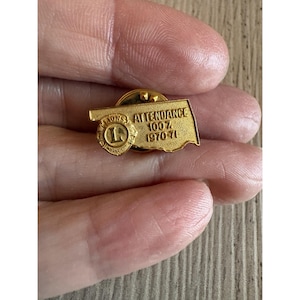 Lions Attendance Pin - Etsy