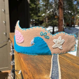 Felt Birthday Crown--beach and Seashells - Etsy