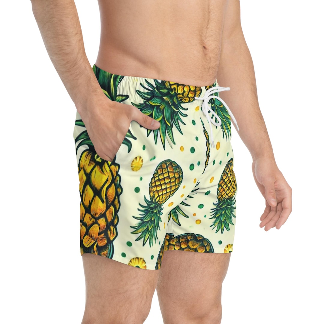 Mens Pineapple Swim Short
